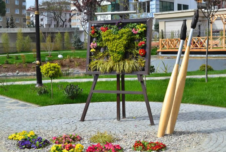Doğa Parkı Kadıköy İstanbul Dikey Bahçe Sistemleri Projesi
